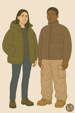 deux femmes en tenues mode